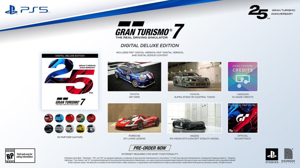 25-летие франшизы и подробности предзаказа Gran Turismo 7 2