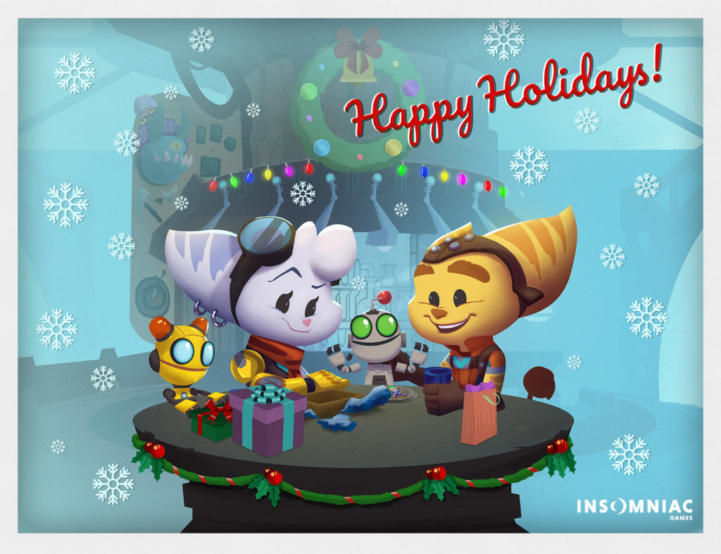 Подборка поздравительных открыток с грядущим праздниками от разработчиков игр 2